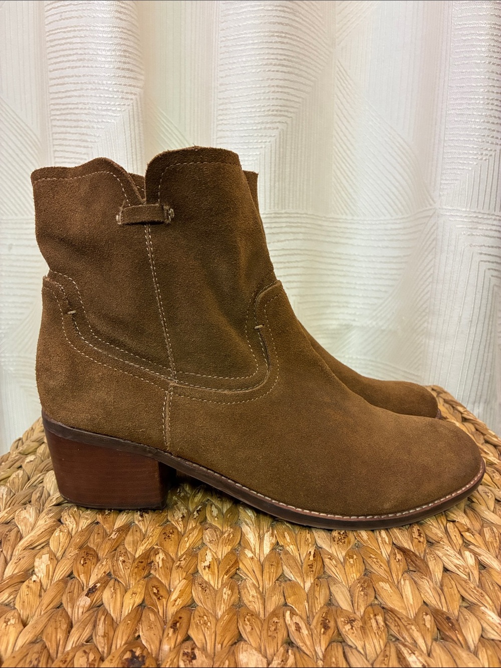 Dolce Vita Brown Suede Ankle Booties